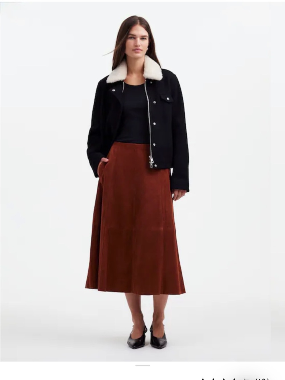 Madewell Suede Skirt